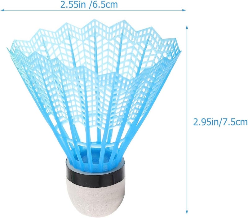 Veemoon 20PCS Badminton Shuttlecocks,Colorful Badminton Balls Plastic Birdies Balls for Indoor Outdoor Exercise Training Sports Activities Fitness (Random Color - Image 2